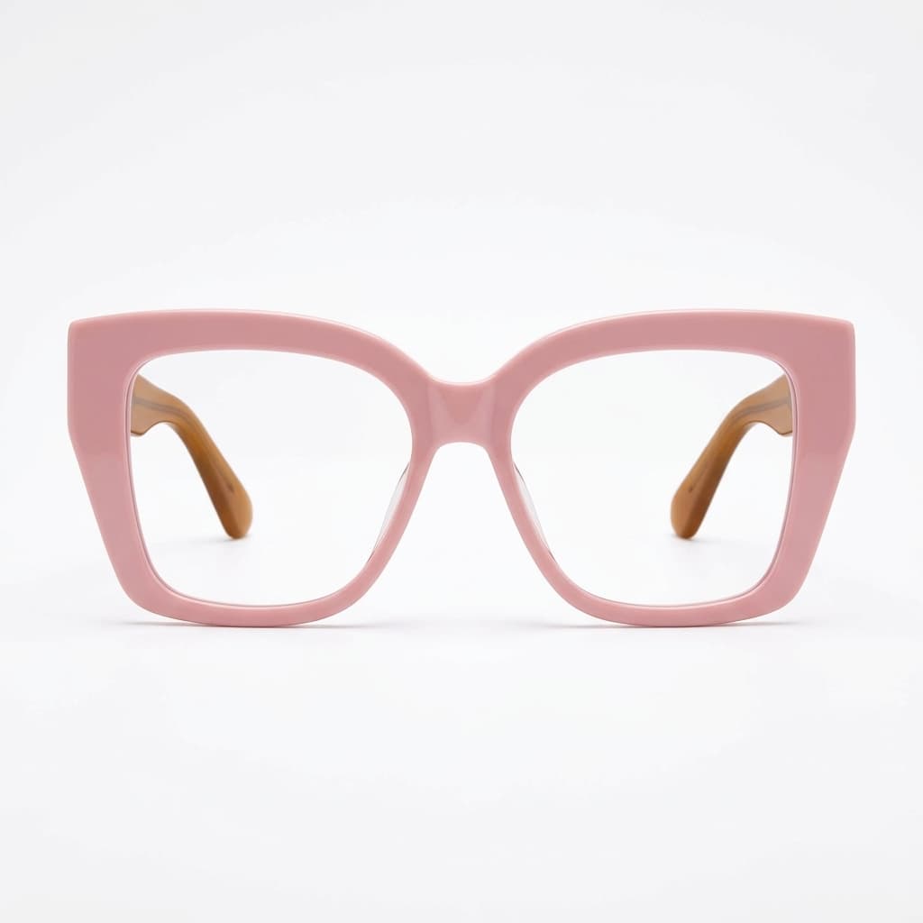 Pink cat-eye wide - Pink view 1